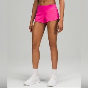 Size 6 Sonic Pink Low Rise 2.5 Speed Ups Lululemon